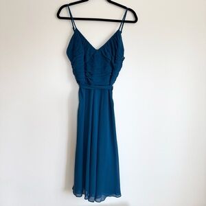 BCBG Maxazria Beautiful Blue Silk Dress
